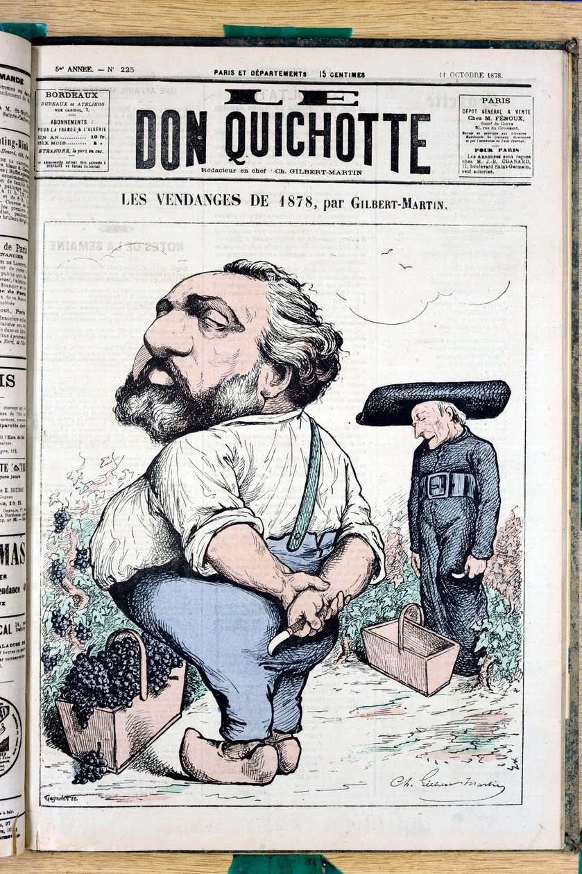 “Don Kişot”un Kapağı, sayı 225, Satirique en Colours by Charles Gilbert Martin