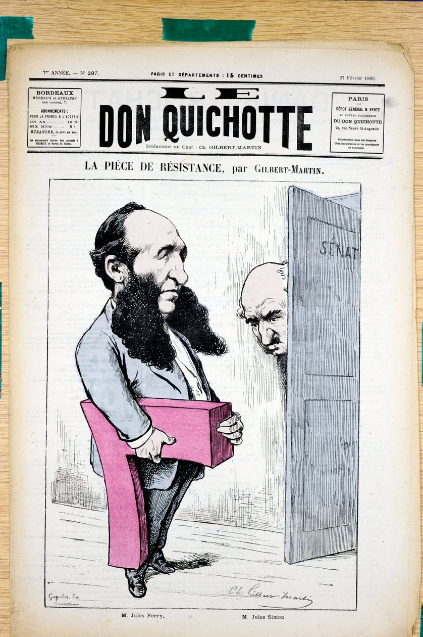 297 Numaralı “Don Kişot” Kapağı Renkli Hiciv by Charles Gilbert Martin