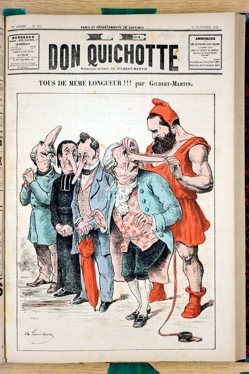 “Don Kişot”, 592 Numaralı Kapak, Hiciv ve Renkler by Charles Gilbert Martin