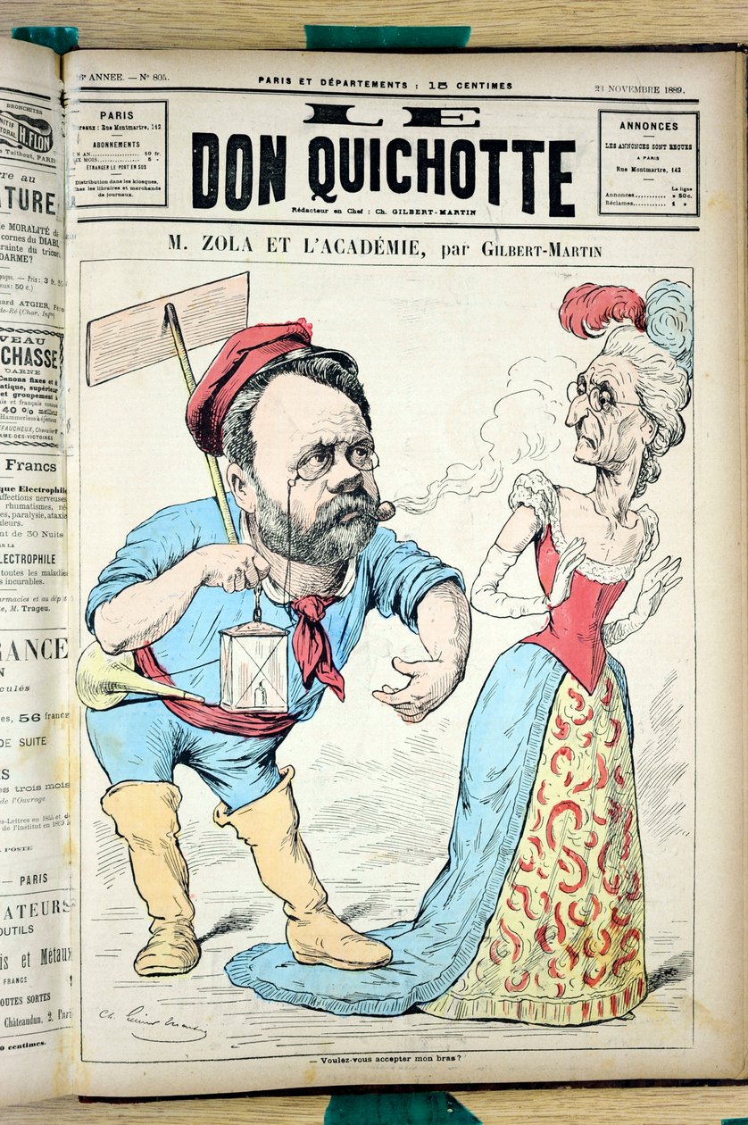 “Don Kişot”un kapağı, sayı 804, Satirique en Couleurs by Charles Gilbert Martin