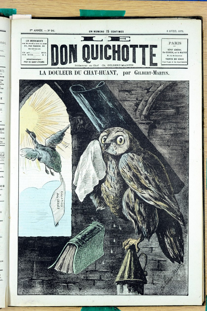 “Don Kişot”un Kapağı, 94 numara, Hiciv ve Renkler by Charles Gilbert Martin