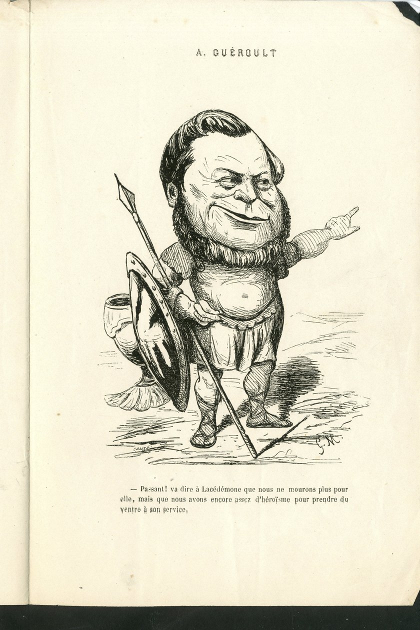 Charles Gilbert-Martin (1839-1905) tarafından “Çağdaş Grimaces”” çizimi by Charles Gilbert Martin