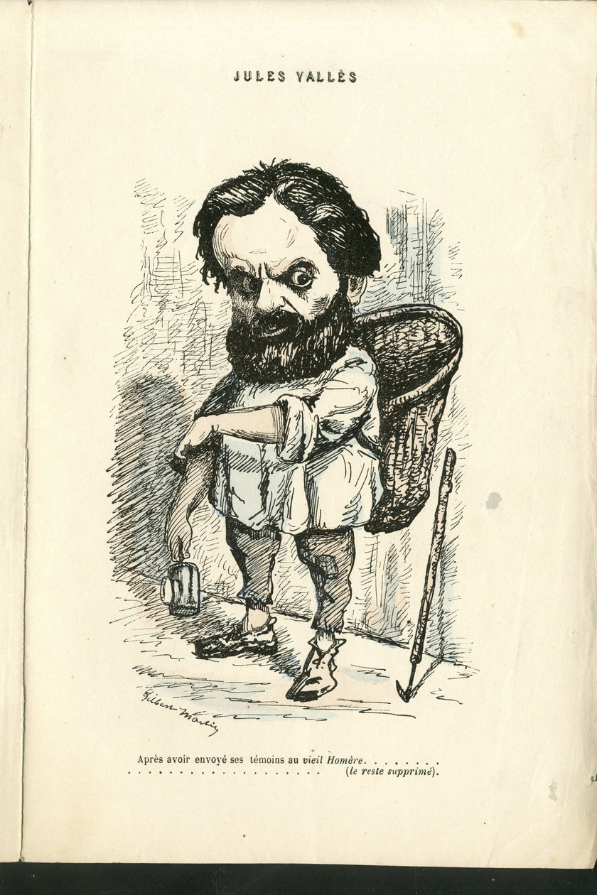 Charles Gilbert-Martin (1839-1905) tarafından “Çağdaş Grimaces”” çizimi by Charles Gilbert Martin