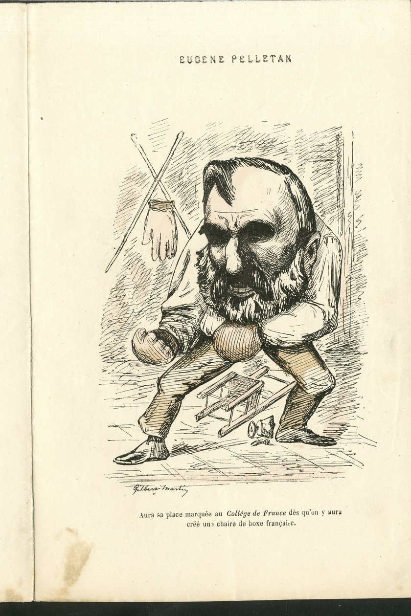 Charles Gilbert-Martin (1839-1905) tarafından “Çağdaş Grimaces”” çizimi by Charles Gilbert Martin