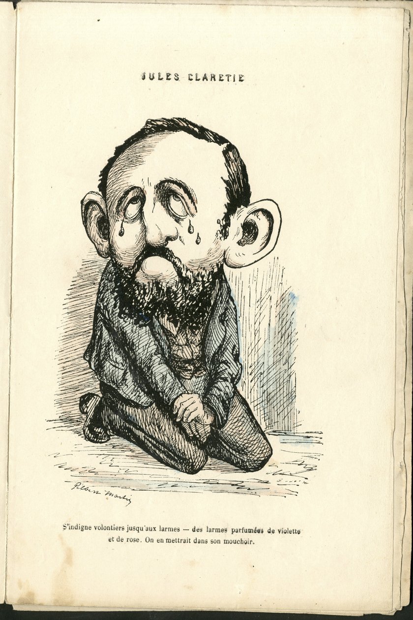 Charles Gilbert-Martin (1839-1905) tarafından “Çağdaş Grimaces”” çizimi by Charles Gilbert Martin