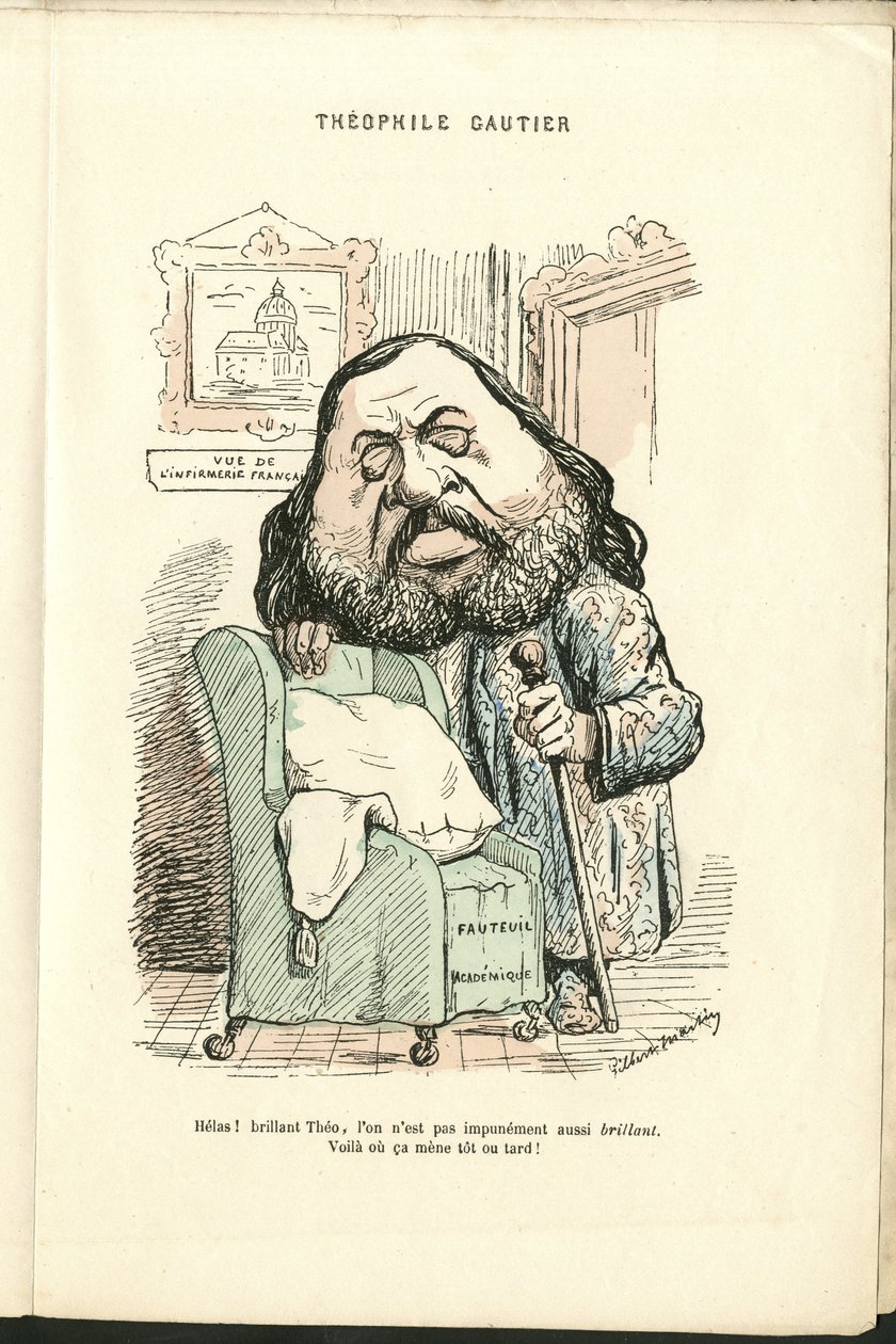 Charles Gilbert-Martin (1839-1905) tarafından “Çağdaş Grimaces”” çizimi by Charles Gilbert Martin