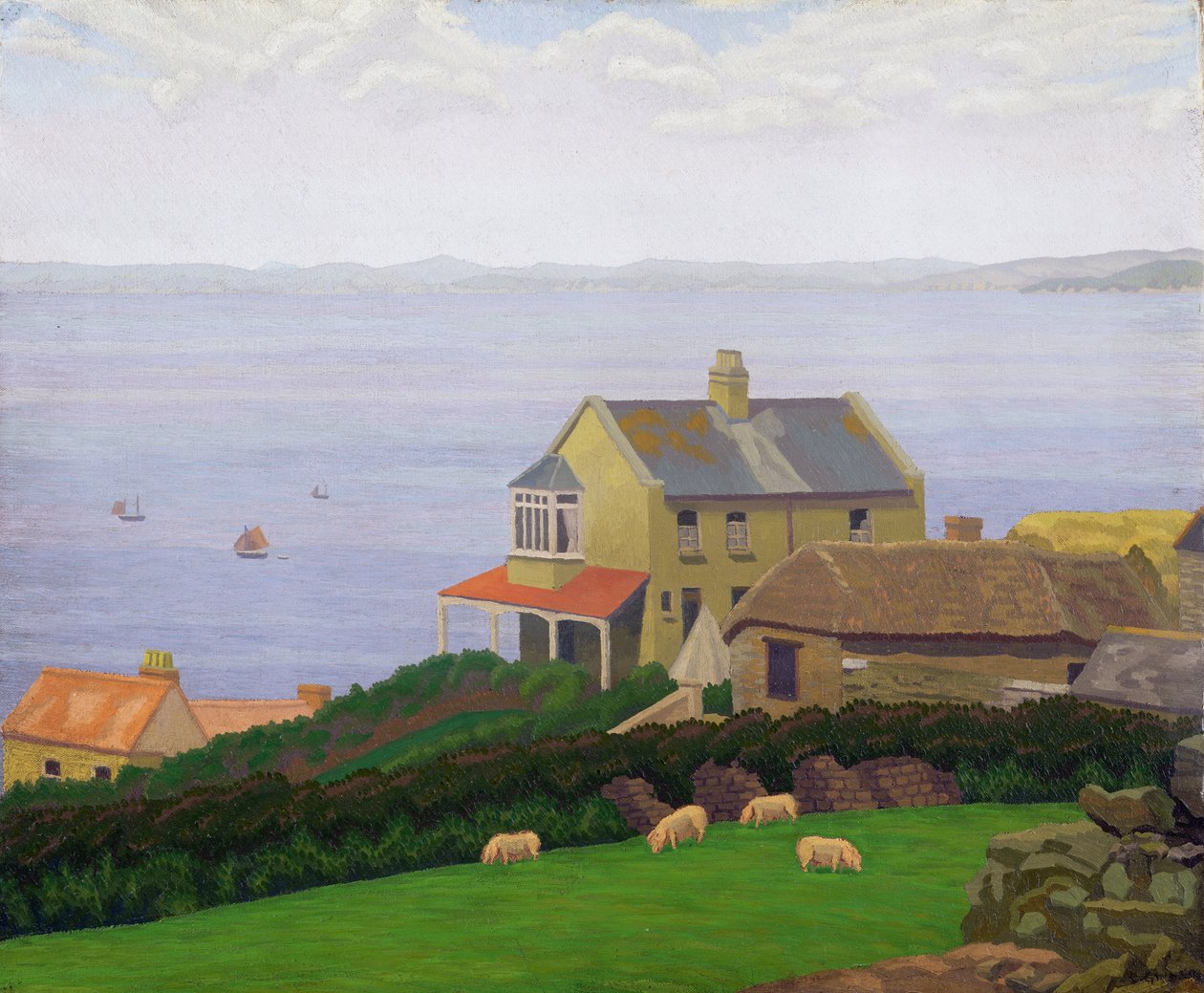 Manzara (tuval üzerine yağlıboya) by Charles Ginner