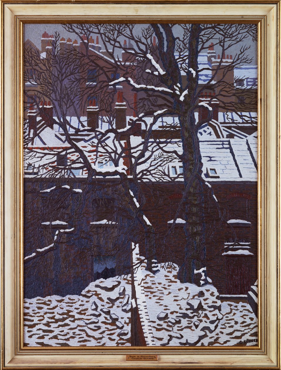Bloomsbury'de kar by Charles Ginner