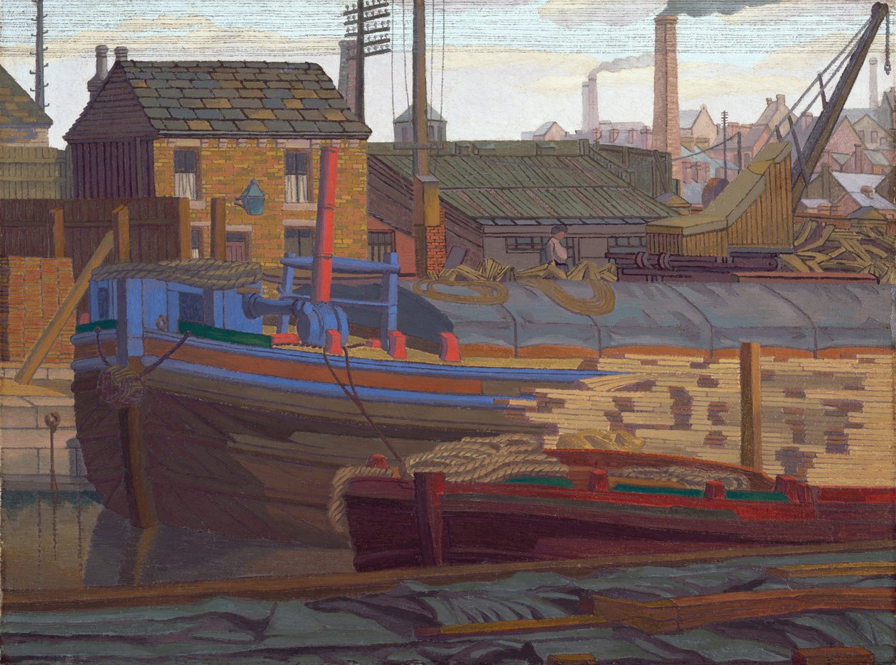 Mavnalar, Leeds by Charles Ginner