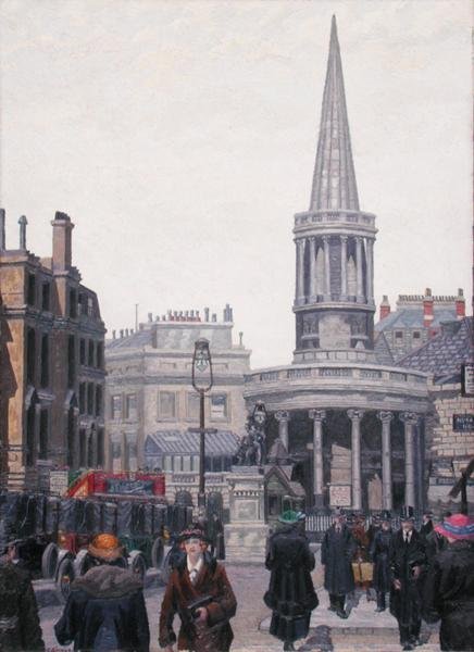 Tüm Ruhlar Kilisesi, Langham Place, Londra by Charles Ginner