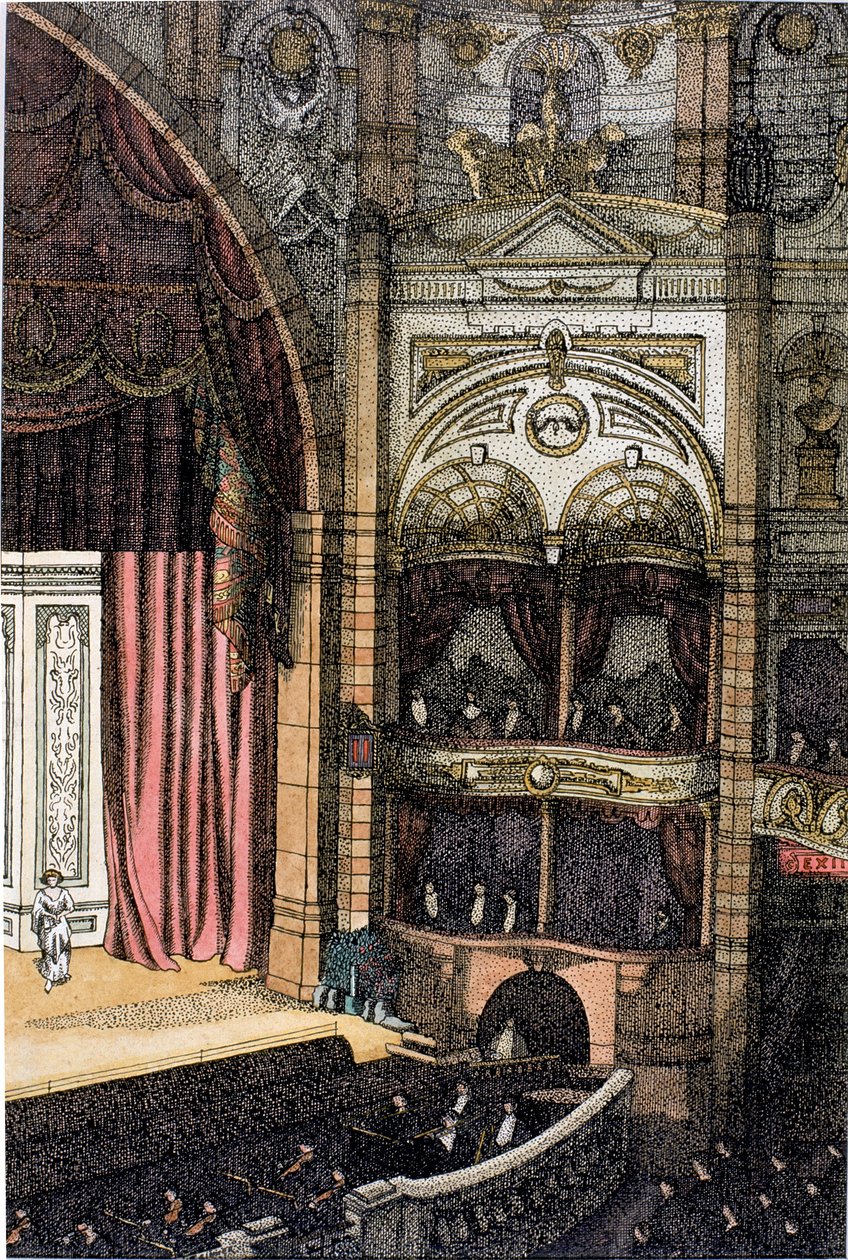 Kolezyum (kağıt üzerine mürekkep ve sulu boya) by Charles Ginner