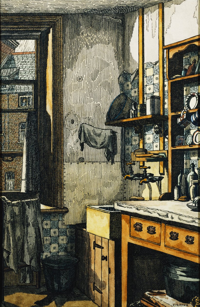Mutfağın Köşesi by Charles Ginner
