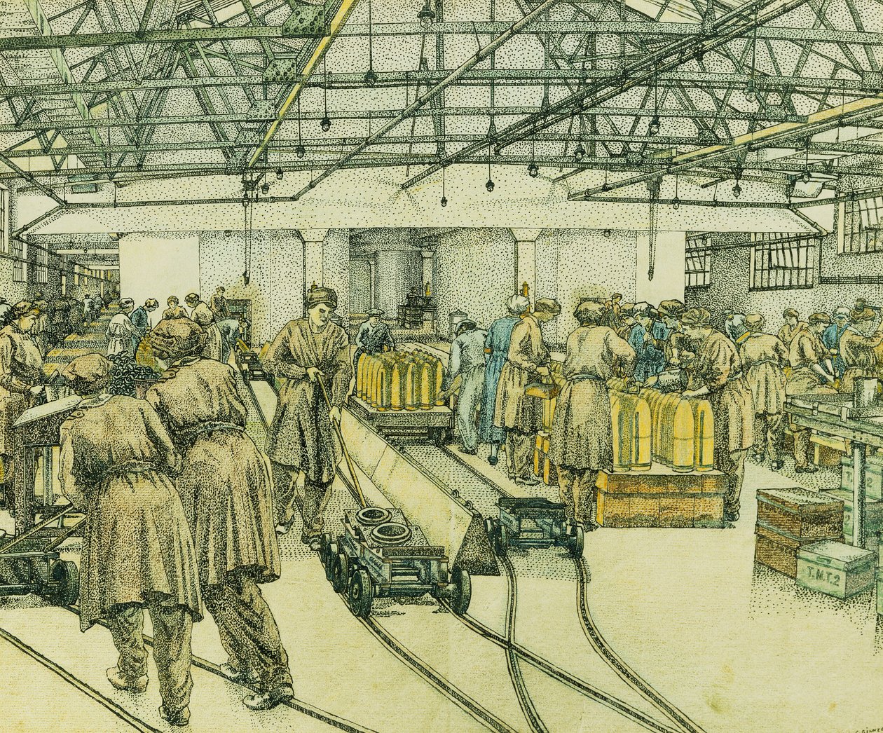 Dolum Fabrikası, Hereford by Charles Ginner