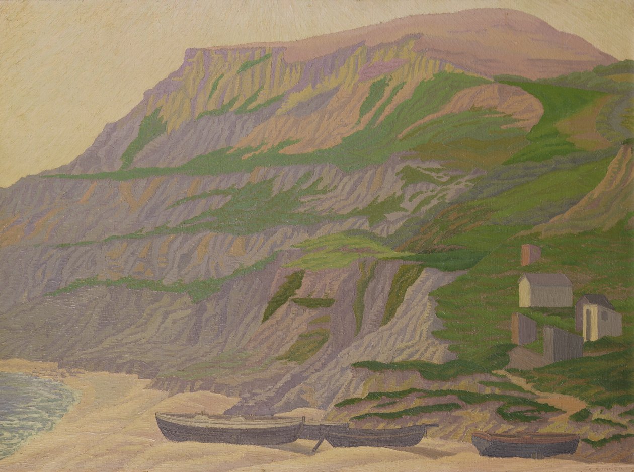 Kayalıklar Giyin, Dorset by Charles Ginner
