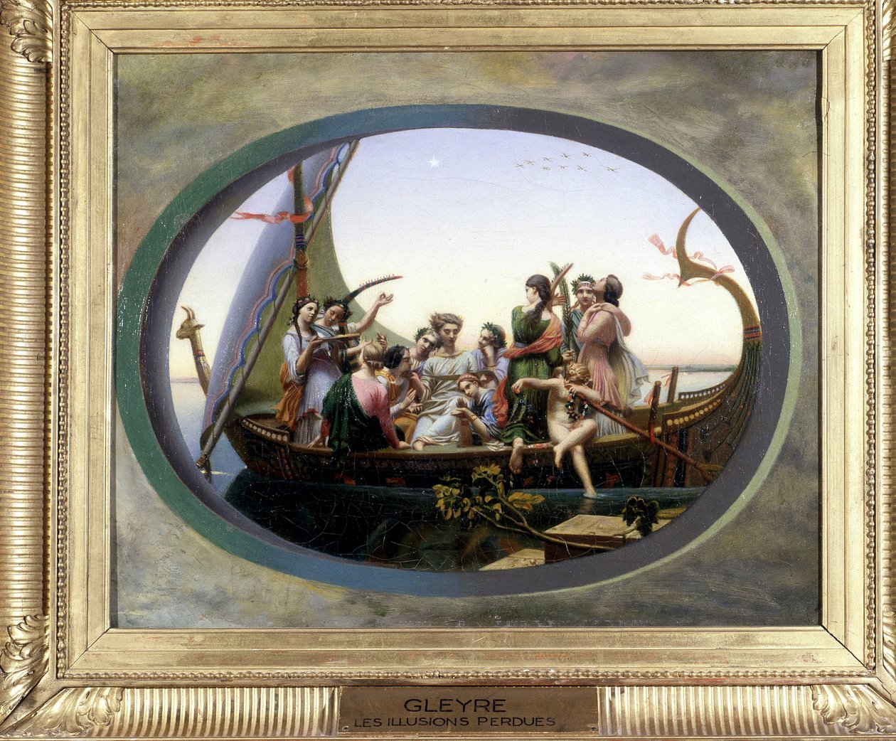 Charles Gleyre (1806 - 1874), tuval üzerine yağlı boya ile kayıp illüzyonlar. by Charles Gleyre