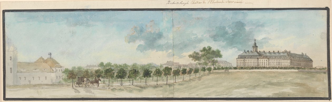 Hubertusburg Şatosu by Charles Gore