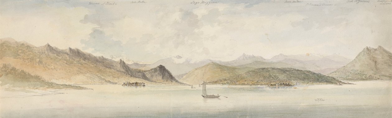 Lago Maggiore ve Borromean Adaları by Charles Gore