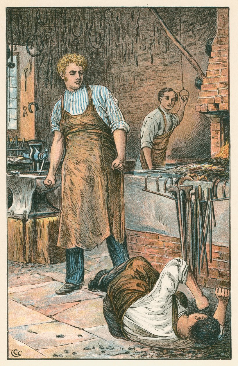 Charles Dickens'ın Büyük Beklentilerden Sahne, Londra c1870 by Charles Green