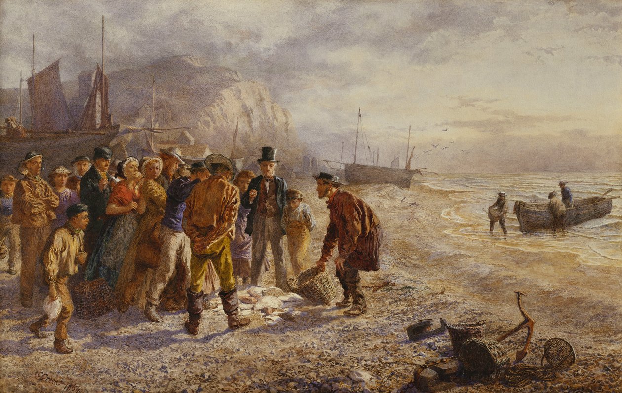Müzayede, 1864 by Charles Green