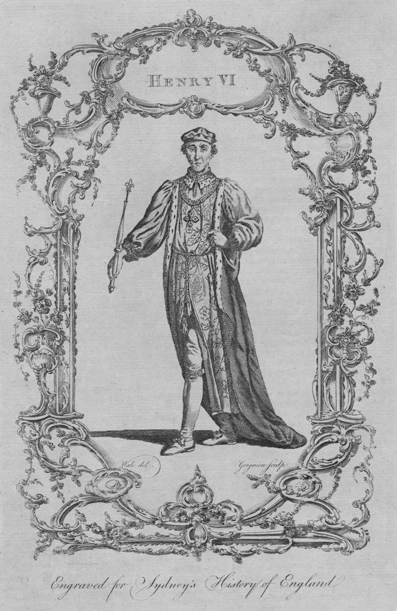 Henry VI, 1773 by Charles Grignion