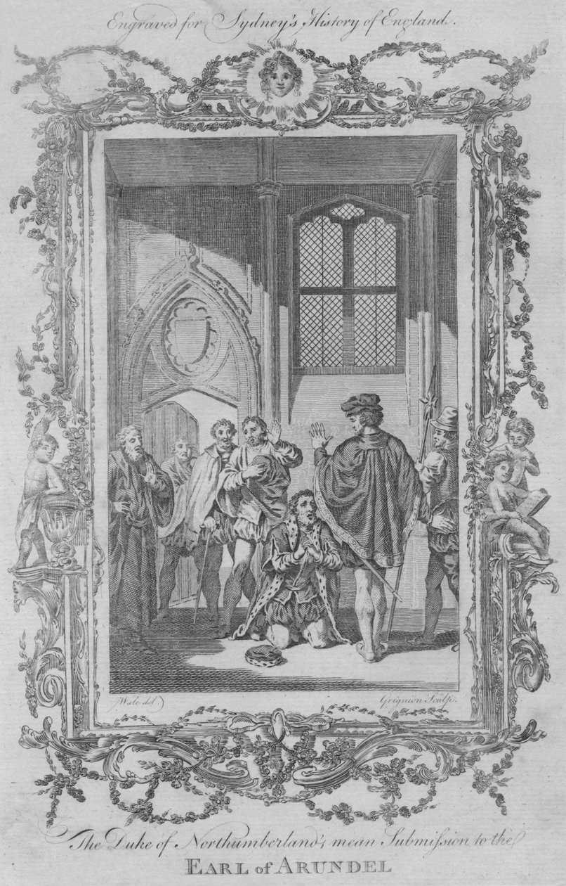 Northumberland Dükü, Arundel Kontuna Teslim Olmak anlamına gelir, 1773. by Charles Grignion