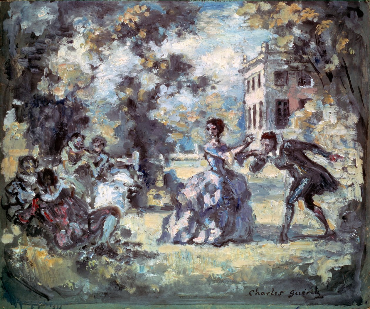 Aşk Sahnesi, c1908 by Charles Guerin