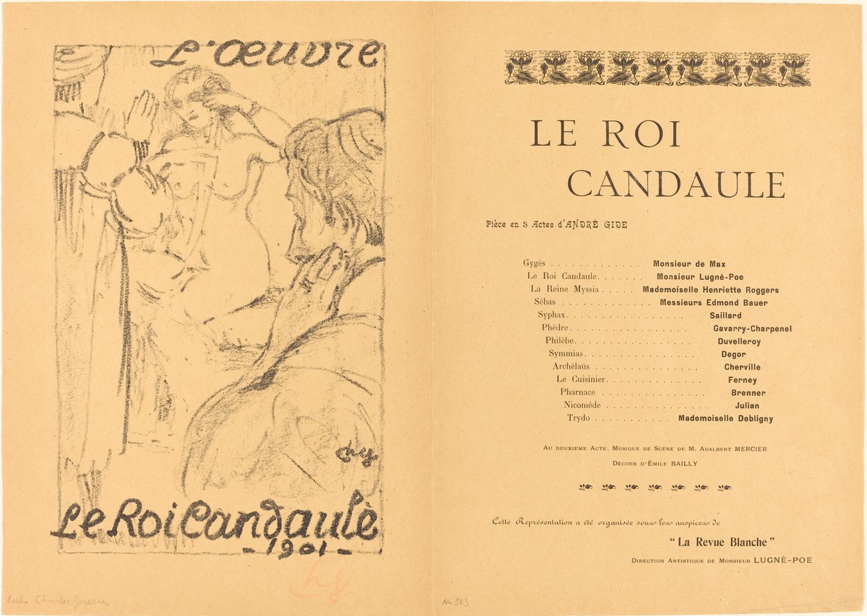 Kral Candaule by Charles Guerin