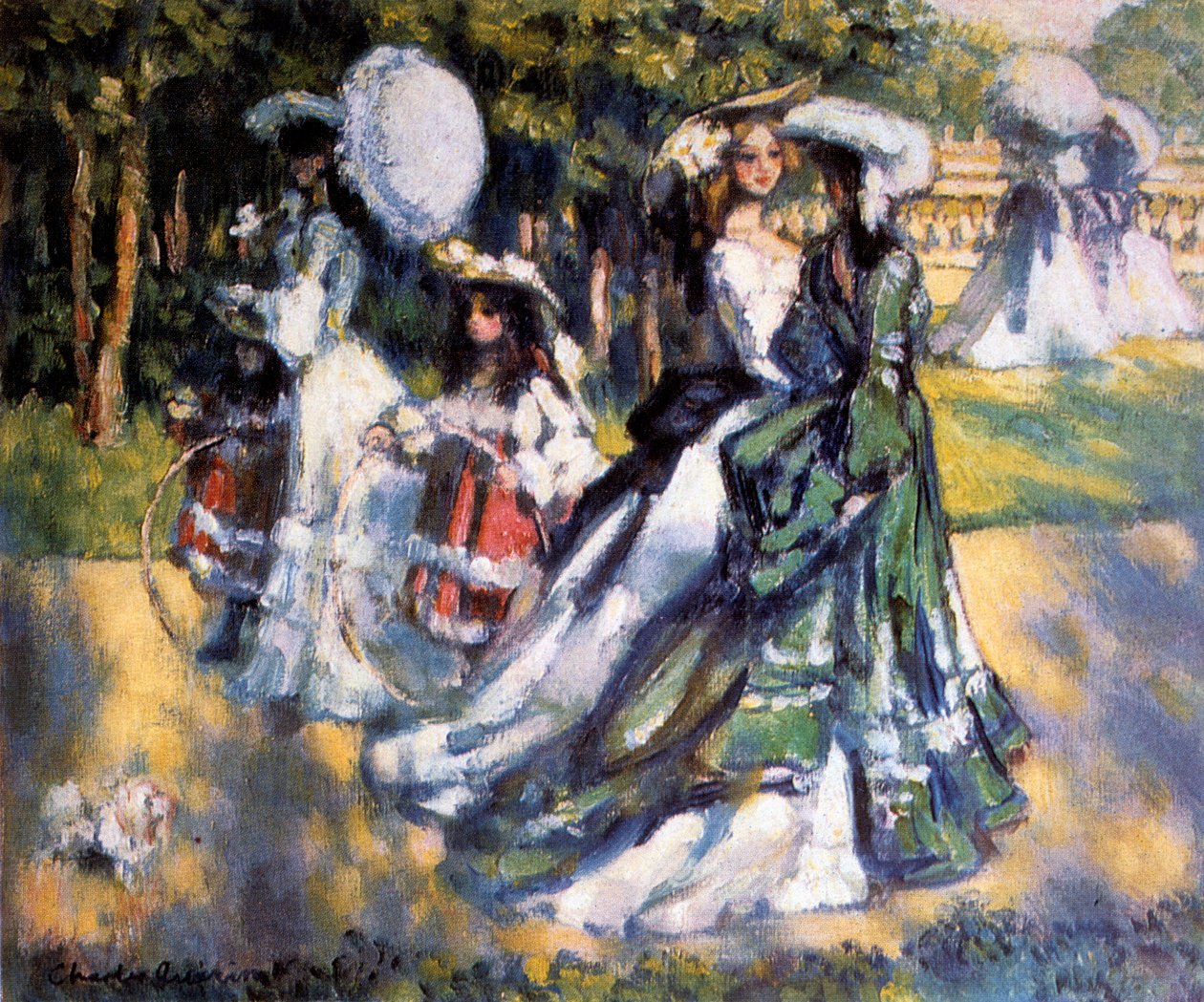 Gezinti yeri, c1911 by Charles Guerin