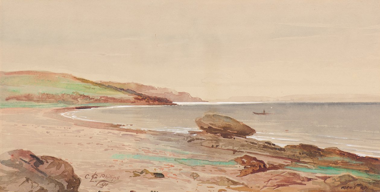 Wormit Körfezi by Charles Gustav Louis Phillips