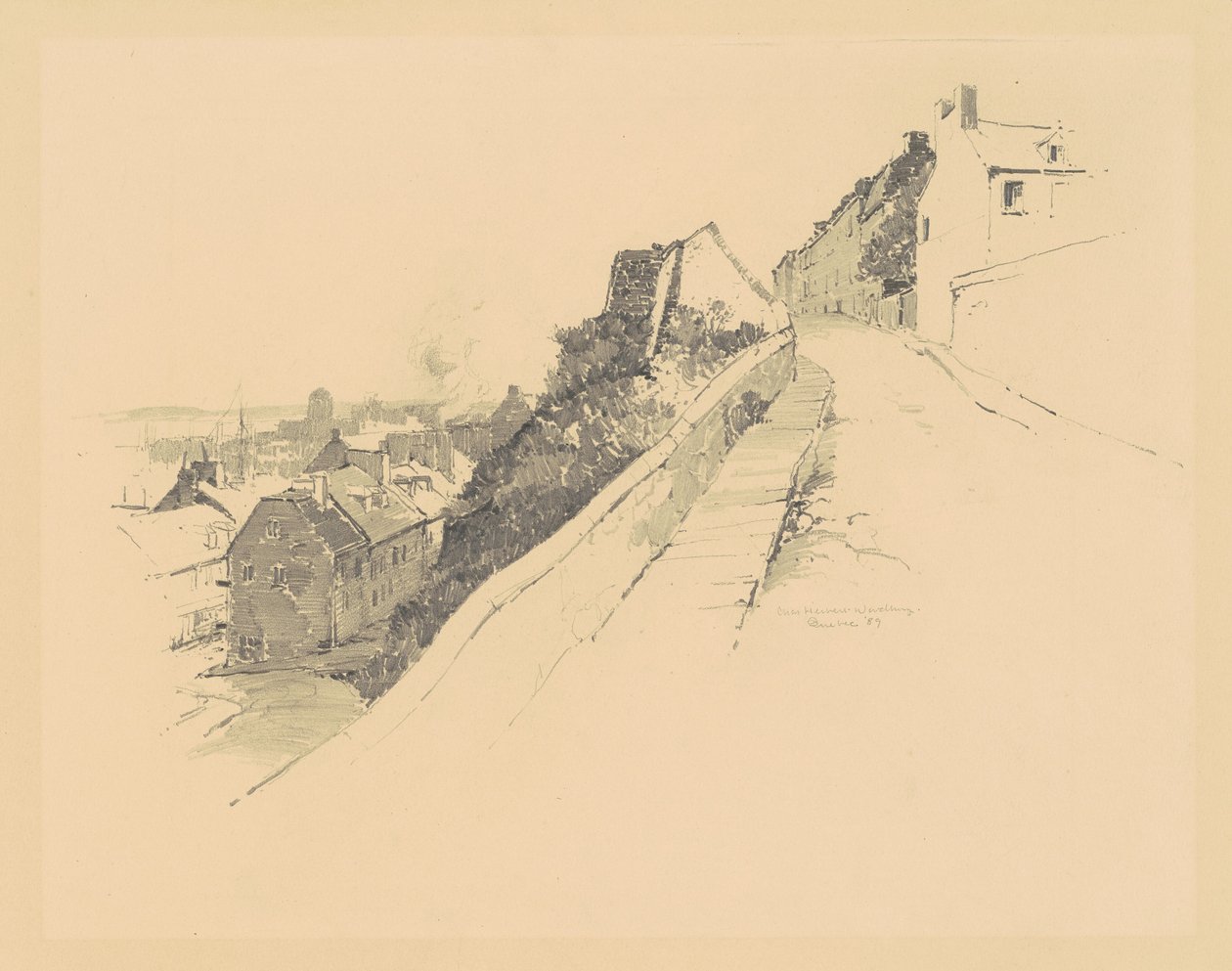 Umut Kapısı yakınında, Quebec by Charles H. Woodbury