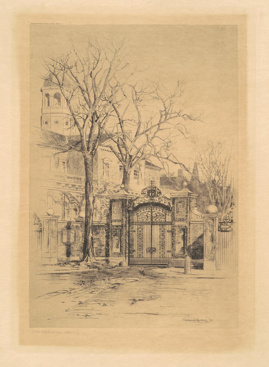 Johnson Kapısı, Cambridge, Massachusetts by Charles H. Woodbury