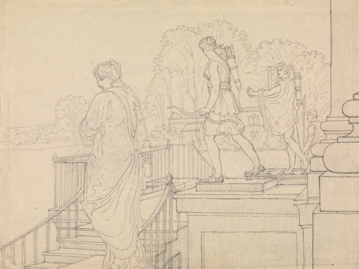 Heykelli Sundurma, Easton Neston, Northants by Charles Hamilton Smith