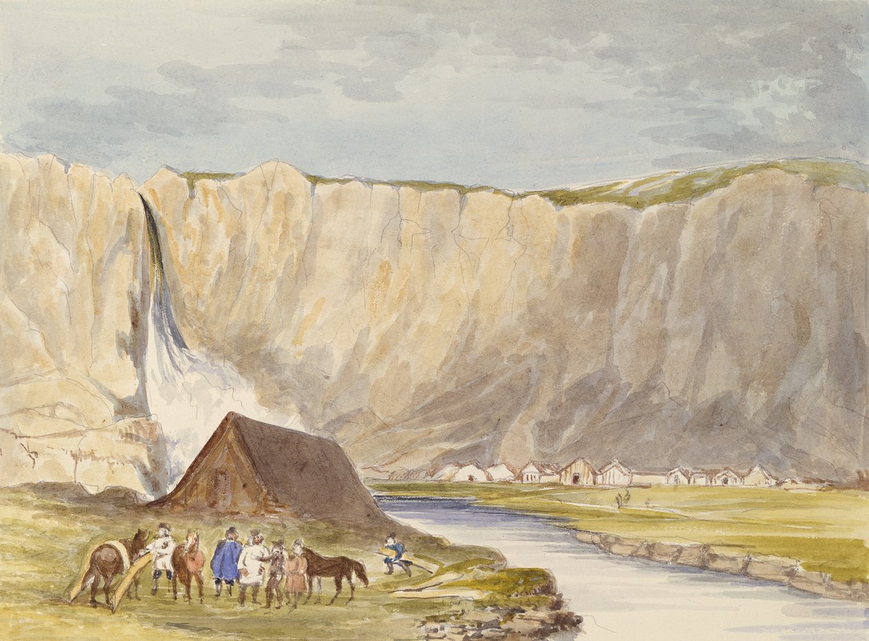 Görünüm, Kutup Bölgesi (kağıt üzerinde wc ve grafit) by Charles Hamilton Smith
