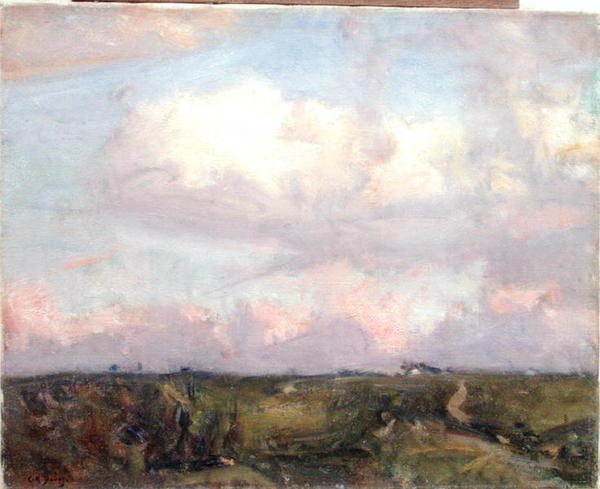 Öğleden Sonra Bulutları (tuval üzerine yağlı boya) by Charles Harold Davis