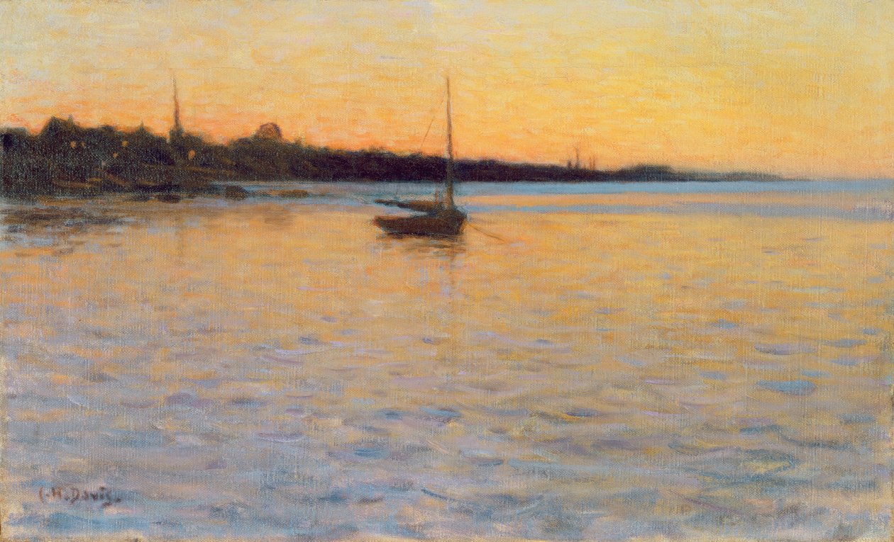 Su Üzerinde Alacakaranlık, 1892 by Charles Harold Davis