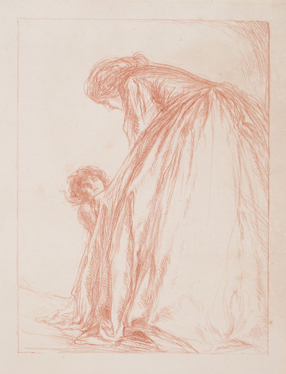 Anne ve Çocuk by Charles Haslewood Shannon