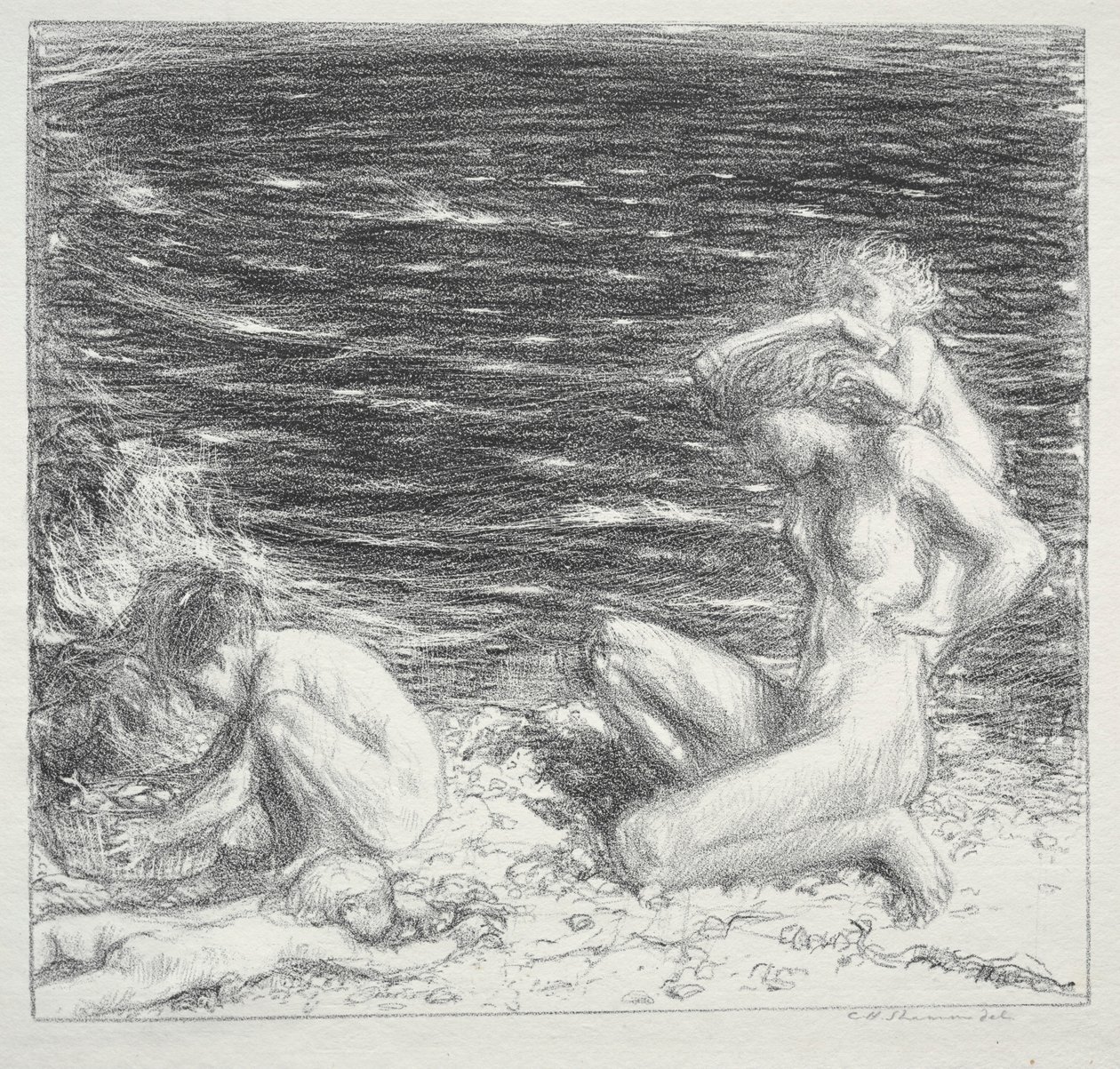 Deniz ve Esinti, 1894. by Charles Haslewood Shannon