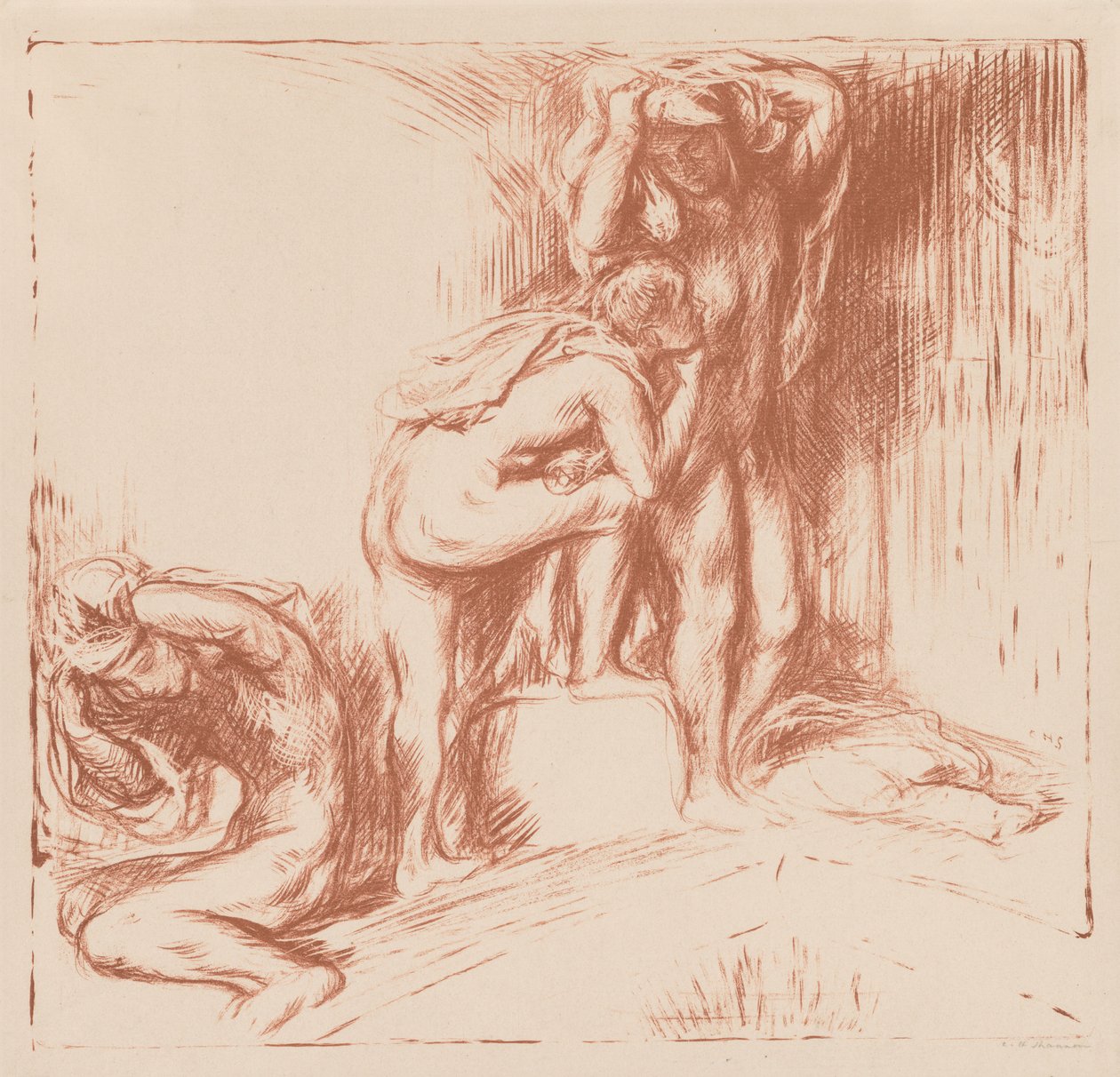 Hamam, 1905. by Charles Haslewood Shannon