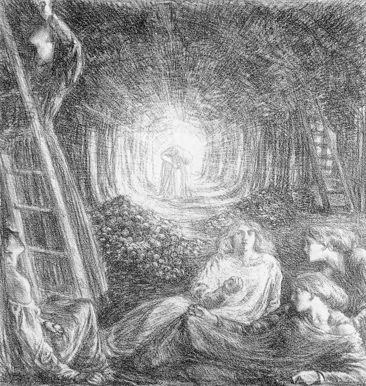 Romantik Manzara, 1893 by Charles Haslewood Shannon