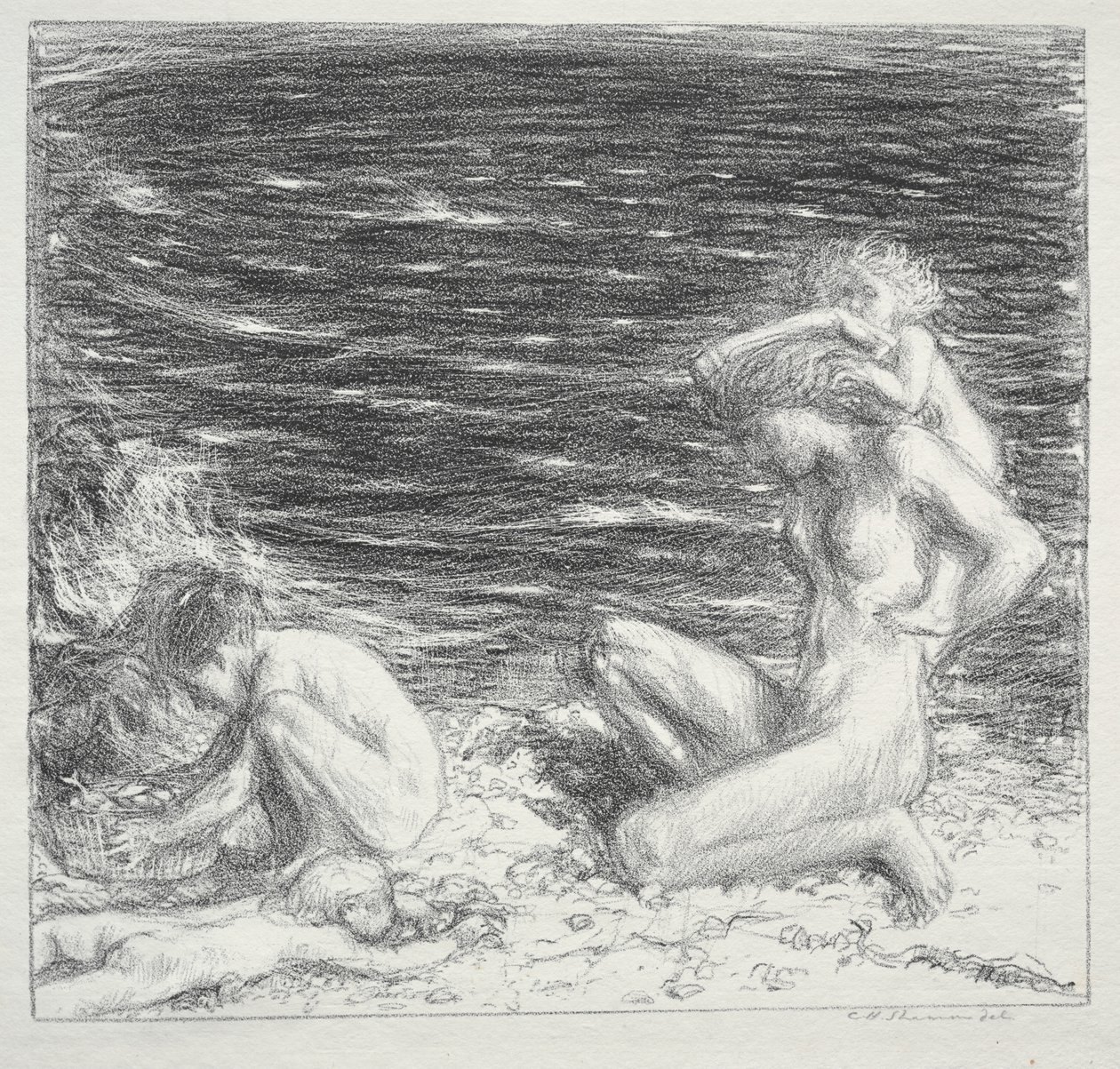 Deniz ve Esinti by Charles Hasslewood Shannon