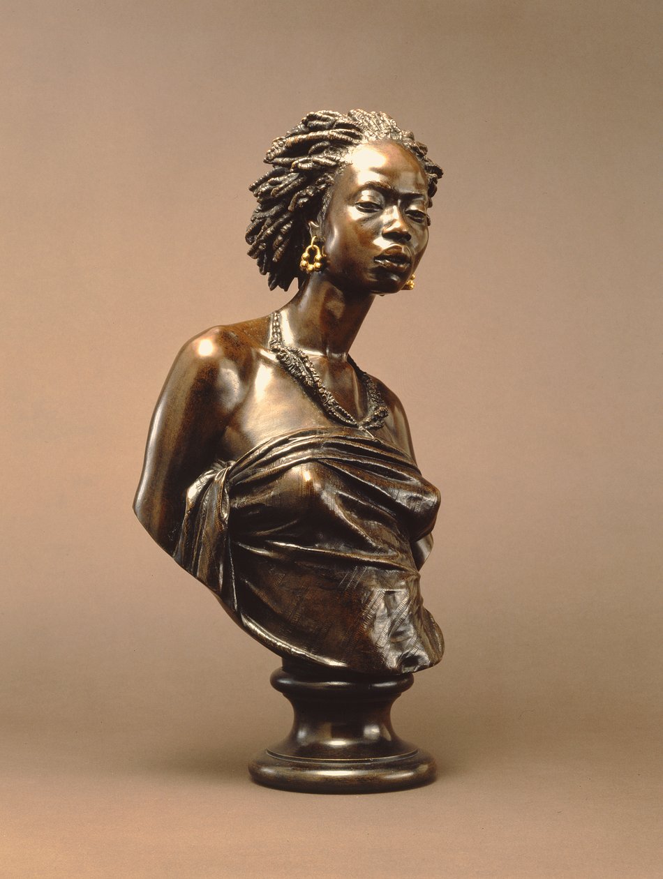 Afrika Venüs, 1851 (bronz ve altın) by Charles Henri Joseph Cordier