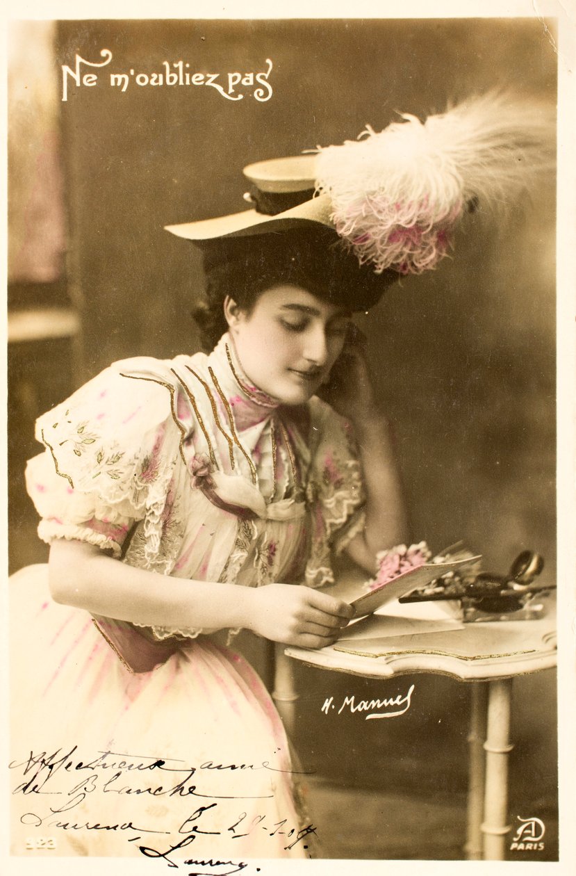 Eski kartpostal/Beni unutma/ Belle Epoque
