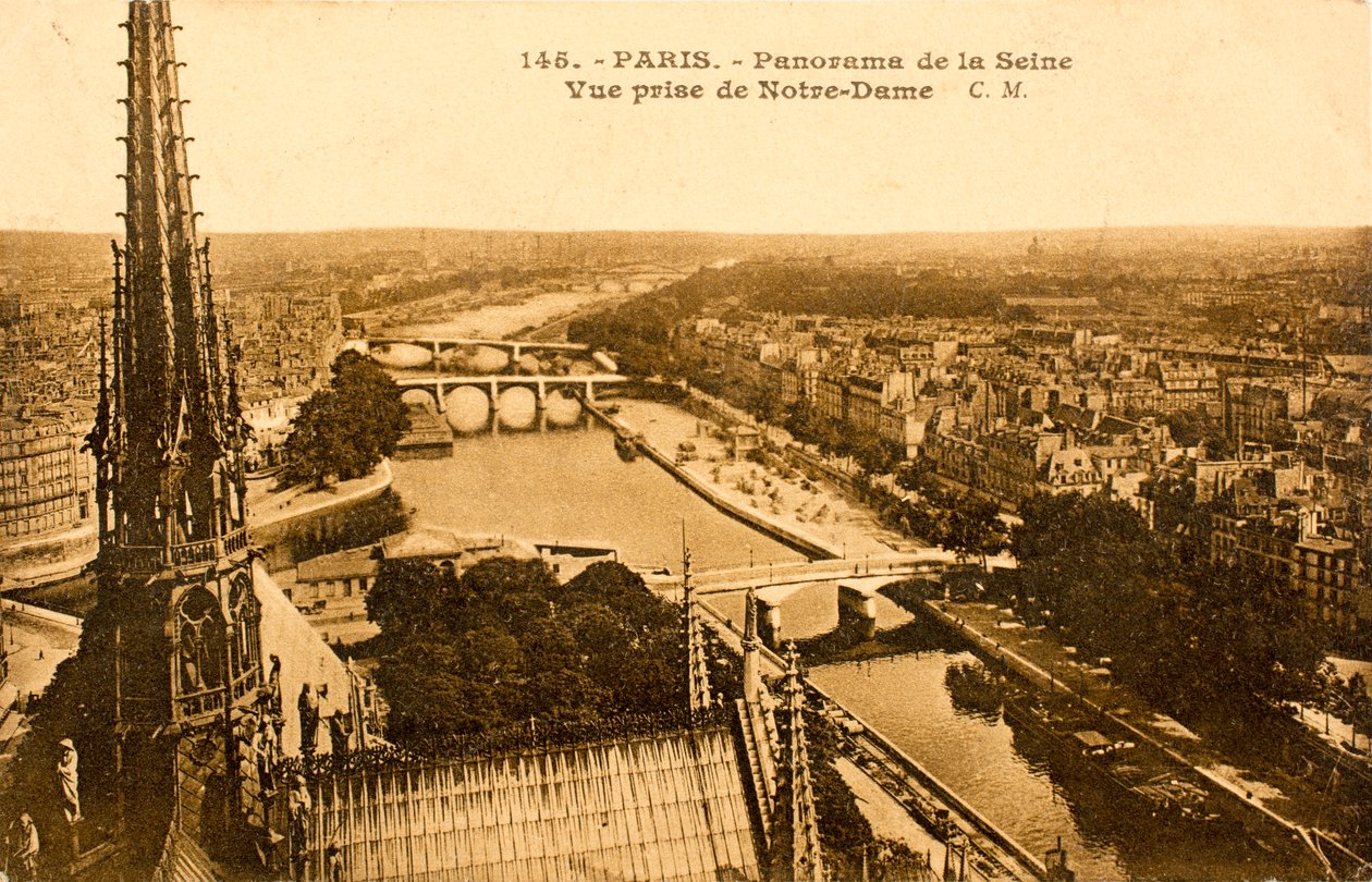 Notre Dame / Paris / Seine / Ile de France / Fransa