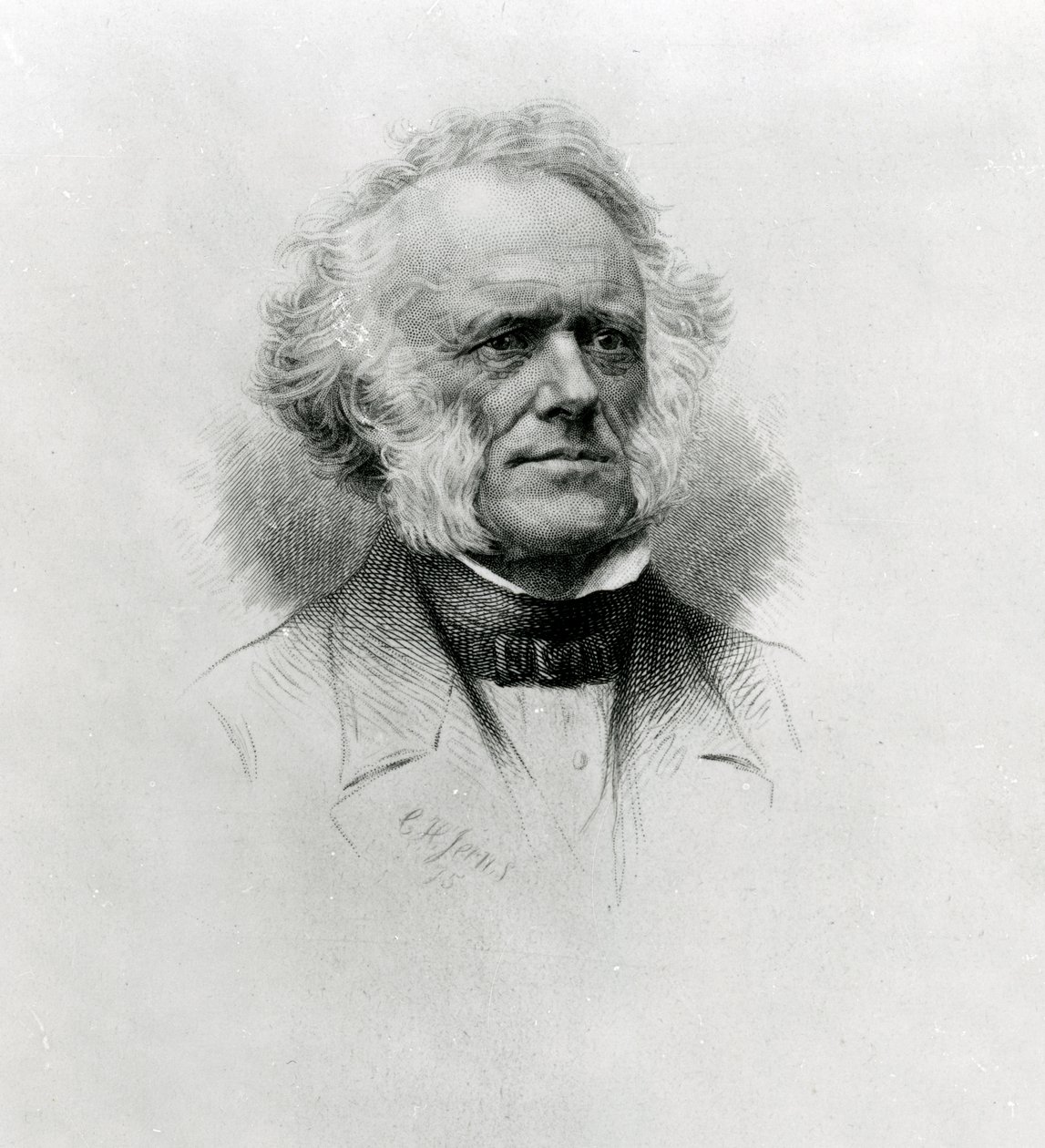 Sir Charles Lyell, 1875 (nokta gravürü) by Charles Henry Jeens