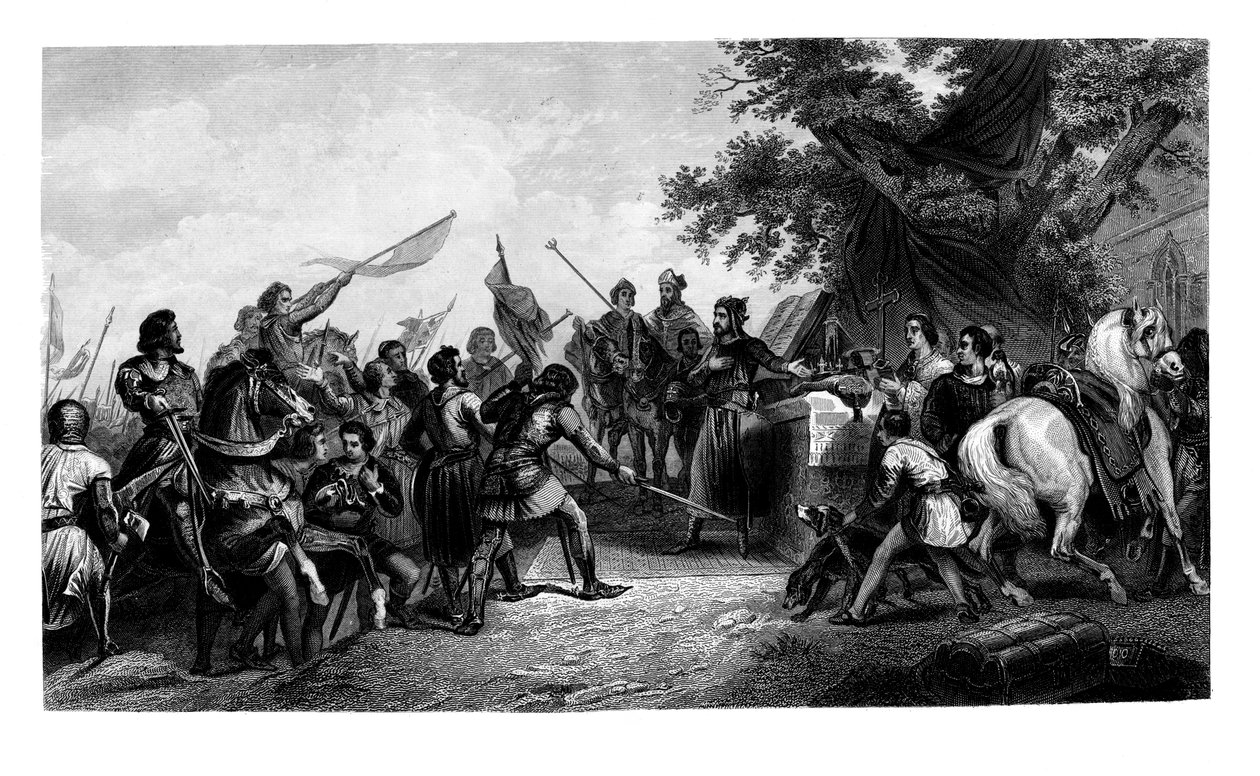 Bouvines Savaşı, 27 Temmuz 1214, 1875. by Charles Henry Jeens