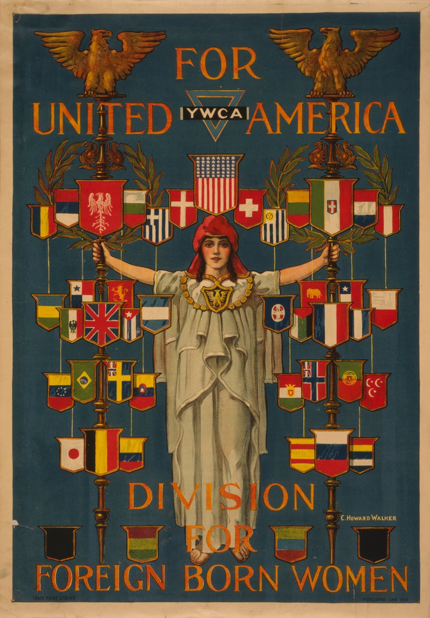 Birleşik Amerika için, yabancı uyruklu kadınlar için YWCA bölümü by Charles Howard Walker