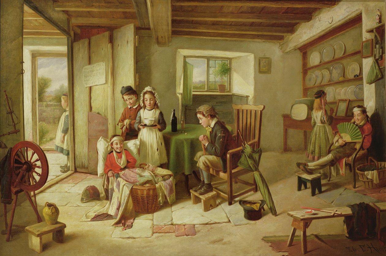 Ormanlı Solgerler Hastanesi Mısır'dan Eve Dönüyor (sic), 1886 by Charles Hunt