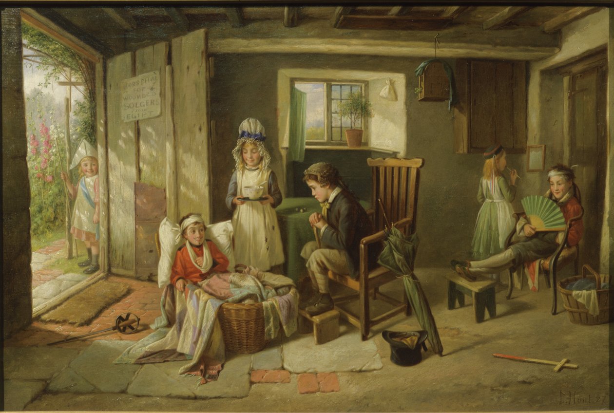 Yaralı Askerler Hastanesi, 1886 by Charles Hunt