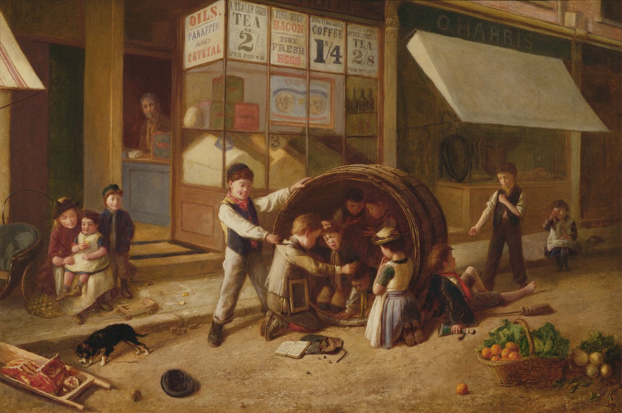 Bakkal Dükkanı Dışında Yaramazlık by Charles Hunt