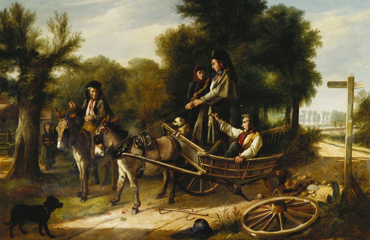 Kavşakta Kaza, 1880 by Charles Hunt